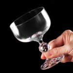 Coupe Glasses Set of 2, 6.7oz Crystal Cocktail Glasses - Image 3