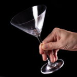 Martini Glasses Set of 2, 8oz Crystal Coupe Glasses - Image 3