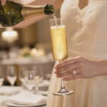 Champagne Flutes, 7.8oz Crystal Champagne Glasses Set of 2 - Image 2