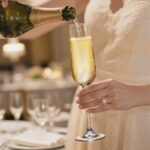 Champagne Flutes, 8.9oz Crystal Champagne Glasses Set of 2 - Image 2