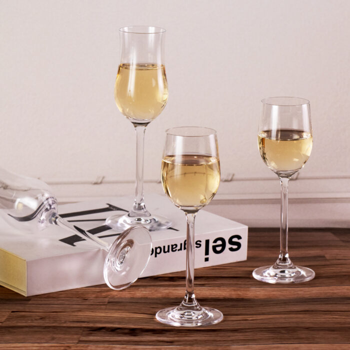 Whisky Glasses, 4oz Crystal Cognac Glasses Set of 2 - Image 4