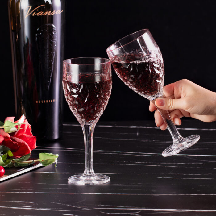 Wine Glasses Set of 2 8.3 oz  Perfect for Red & White Daily Use - Image 4