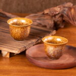 Magnolia Cup 2.25oz Ceramic Tea & Coffee Cups Set of 2