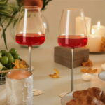 Wine Glasses Set of 2 18.6 oz Crystal Bordeaux Wine Glasses - Image 3