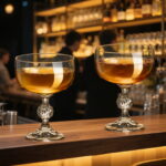 Coupe Glasses Set of 2, 6.7oz Crystal Cocktail Glasses - Image 4