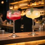 Coupe Glasses Set of 2, 8.9oz Crystal Cocktail Glasses - Image 3