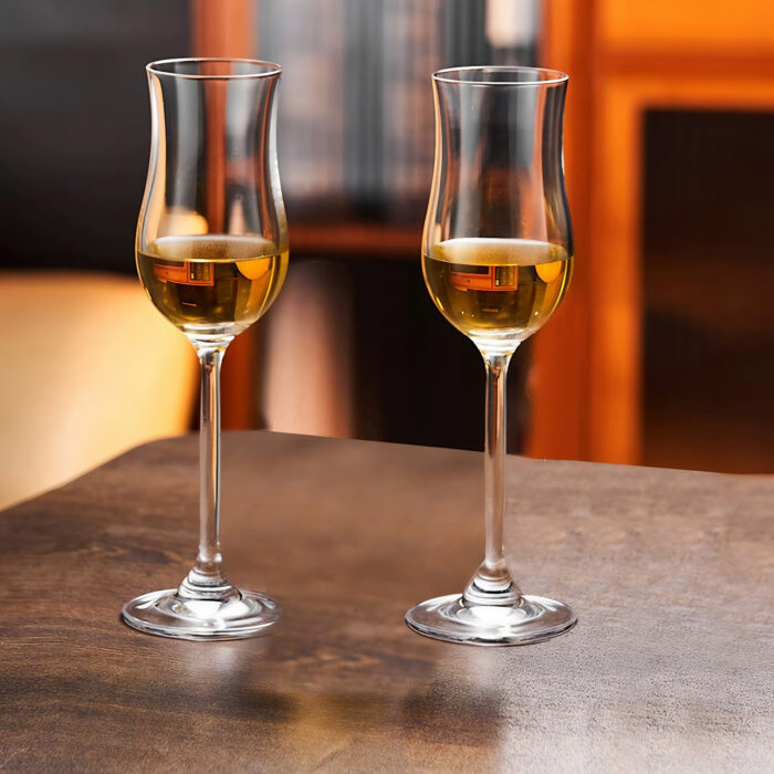 Whisky Glasses, 4oz Crystal Cognac Glasses Set of 2 - Image 3