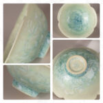 Pu'er Cup 2.5oz Ceramic Tea & Coffee Cups Mugs Set of 2 - Image 3