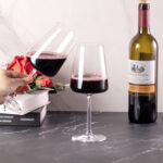 Wine Glasses Set of 2 17 oz Crystal Red Wine Glasses Large