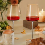 Wine Glasses Set of 2 17.92 oz Crystal Bordeaux Wine Glasses