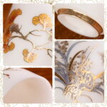 Vintage Coffee Cup Set of 2 Porcelain Teacups Espresso Mug - Image 3