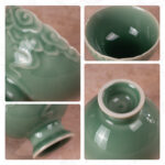 Tea Cup Set of 2 Small Tea Cups 3.7oz Chinese Kung Fu Tea Set - Image 5