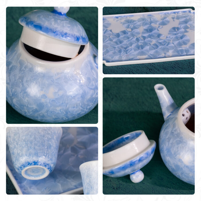 Chinese Gong Fu Tea Set Porcelain Tea Pot and Tea Cups Set - Image 3