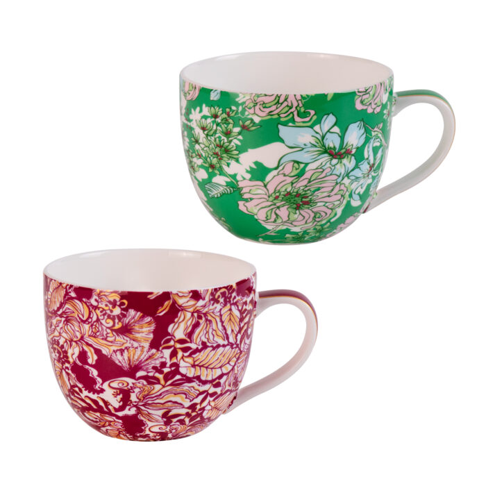 KAMMAK Coffee Mugs Ceramic Tea Cups Set of 2, 15 - Image 2
