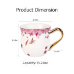 Coffee Mugs Ceramic Espresso Cups 16oz Porcelain Tea Cups - Image 4