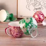 Ceramic Coffee Mugs Set of 2, 15 oz Tea Cups with Handles