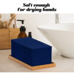 KAMMAK Blue Napkins Disposable Dinner Napkins 100 Pack - Image 3