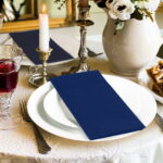 KAMMAK Blue Napkins Disposable Dinner Napkins 100 Pack - Image 5