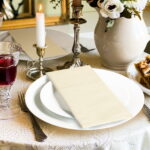 KAMMAK Napkins Disposable Beige Paper Napkins 100 Pack - Image 5