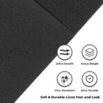 KAMMAK Dinner Napkins Disposable Dark Gray Pocket 100 Pack - Image 3