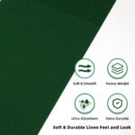 KAMMAK Dark Green Napkins Disposable Napkins 100 Pack - Image 7