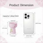 Tea Cups Porelain Tea Cup Set of 2 1.8oz Small Ceramic Teacups - Image 7