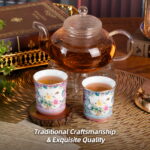 Tea Cups Set of 2, 3.53 Mini Ceramic - Image 3