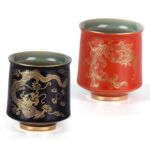 Ceramic Tea Cups Small, Cute Vintage Coffee Cup Set - Image 2