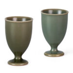 Ceramic Tea Cups Small, Cute Vintage Coffee Cup Set of 2 - Image 5