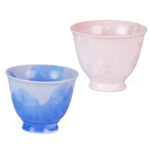 Ceramic Tea & Coffee Cups Set of 2 Vintage Espresso Mugs