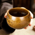 Meditation Cup 6.9oz Ceramic Tea & Coffee Cups Set of 2