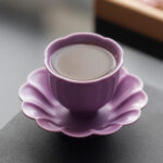 Ceramic Tea Cups Small 1.9oz Hand Painted Tea Party Mugs