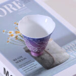 Ceramic Tea Cups Small, Cute Vintage Coffee Cup Set of 2 - Image 2