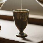 Ceramic Tea Cups Small, Cute Vintage Coffee Cup Set of 2