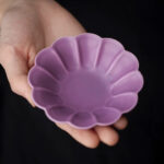 Ceramic Tea Cups Small 1.9oz Hand Painted Tea Party Mugs - Image 5