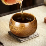 Meditation Cup 6.9oz Ceramic Tea & Coffee Cups Set of 2 - Image 5