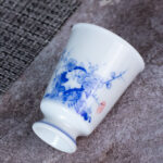 Ceramic Tea Cups Small, Cute Vintage Coffee Cup Set of 2 - Image 5