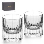 Crystal Whiskey Glasses Set of 2, 7.27oz Old Fashioned Glasses - Image 4