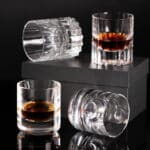 Crystal Whiskey Glasses Set of 2, 6.76oz Old Fashioned Glasses - Image 4