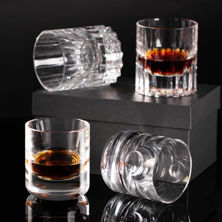 Crystal Whiskey Glasses Set of 2, 6.76oz Old Fashioned Glasses – detail view 4