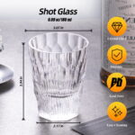 Crystal Whiskey Glasses Set of 2, Handcrafted 6.09oz Old - Image 5