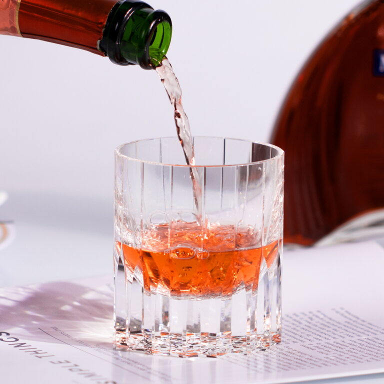 Crystal Whiskey Glasses Set of 2, 7.27oz Old Fashioned Glasses – detail view 2
