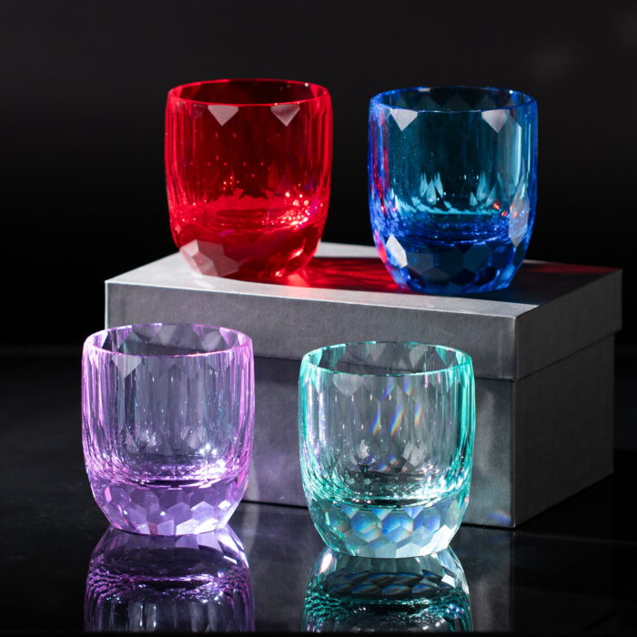 Crystal Whiskey Glasses Set of 2, 7oz Old Fashioned Glasses - Image 4