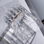 Crystal Whiskey Glasses Set of 2, 7.27oz Old Fashioned Glasses - Image 3