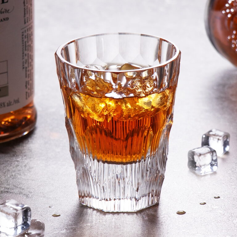 Crystal Whiskey Shot Glasses Set of 2,Handcrafted 6.09oz Old – detail view 4