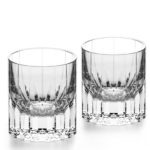 Crystal Whiskey Glasses Set of 2, 7.27oz Old Fashioned Glasses