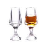 K9 Crystal Snifter Glass short handle Whiskey Glass for Brandy - Image 2