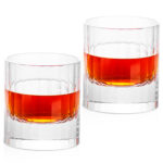 K9 Crystal 24-Facet Whiskey Glaces Set with Heavy Base