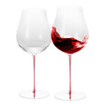 Wine Glasses Set of 2 24.35 oz Crystal Red Wine Glasses