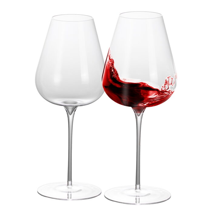 Wine Glasses 16.9oz Crystal Red and White Wine Glasses Set of 2 - Image 1
